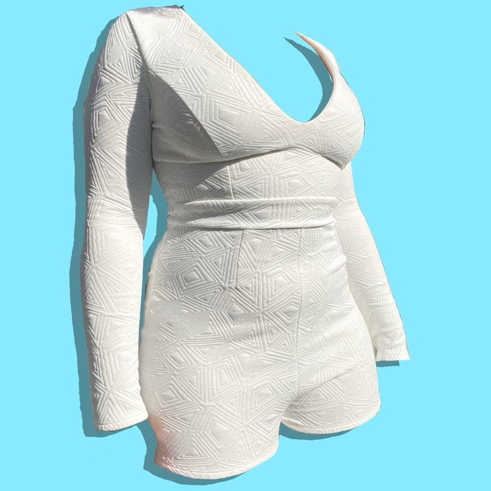 Charlotte Russe V Neck Romper